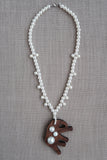 Little Girl Elephant Necklace - All Pearls
