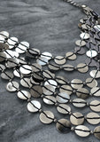 Silver Coins Necklace