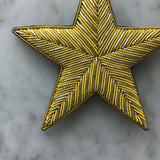 The Big Star Brooch - 2 Golden Lines