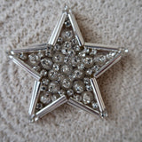 Big Crystal Star Brooch
