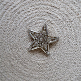 Small Crystal Star Brooch